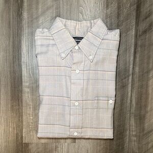 Towncraft Vintage Plaid Short Sleeve Button Down - Large